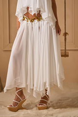 DESERT VIBES MIDI SKIRT