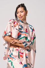 CANDY RAIN SATIN BLOUSE