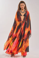 GIRL ON FIRE CHIFFON PALAZZO PANT