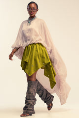 HEAD IN THE CLOUDS CHIFFON BLOUSE