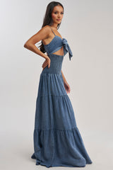 JUMPIN AROUND DENIM JUMPSUIT
