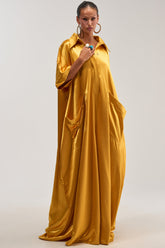 SHE'S RICH OVERSIZED JUMPSUIT IN MUSTARD