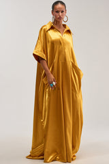 SHE'S RICH OVERSIZED JUMPSUIT IN MUSTARD