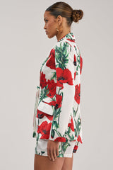 POPPY SATIN BLAZER