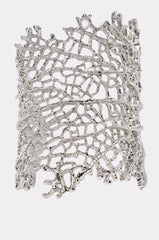 AT THE EVENT BRACELET CUFF IN SILVER