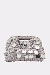 UNDER THE LIGHTS CROCHET SEQUIN CLUTCH