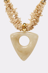 EARTH ANGEL NECKLACE IN WHITE
