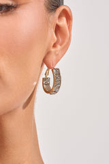 GLITZ AND GLAM GOLD EARRING