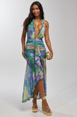 CAMERA READY MAXI DRESS IN PURPLE MANIA