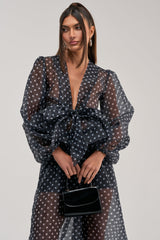 PRETTY GIRL POLKA DOT BLOUSE