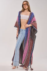 WILDFLOWER WAVES LONG CARDIGAN