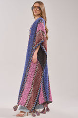 WILDFLOWER WAVES LONG CARDIGAN