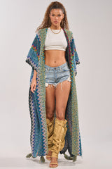 DESERT MOSAIC LONG CARDIGAN