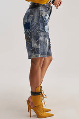 STARS IN THE SKY DENIM SHORT