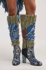 AZALEA WANG MARGEE MULTI CHUNKY KNEE HIGH BOOT
