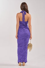 TILL SUNRISE MAXI DRESS IN DEEP PURPLE