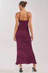 PLUS ONE MAXI DRESS IN PLUM