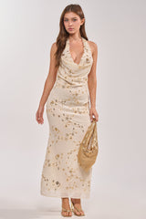 MAKE ME BLUSH EMBELLISHED MAXI DRESS