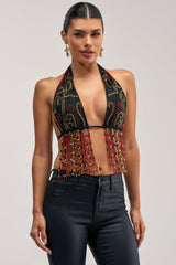 ANGEL ON EARTH BEADED BRALETTE TOP