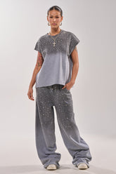 NIGHT SKY RHINESTONE JOGGER