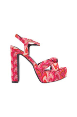AZALEA WANG NENE PINK MULTI BLOCK SANDAL