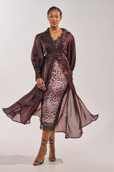 PRETTY LIL THING ORGANZA TRENCH
