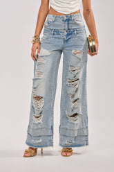 GO GET SOME DOUBLE WAISTED DENIM