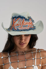WITH THE TIMES DENIM COWBOY HAT