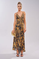 SHINE ON YOU PRINTED MAXI DRESS