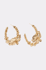 FLORAL DREAMS HOOP EARRING