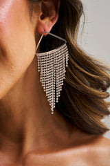 WE'RE GOING OUT EARRING IN SILVER