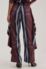 LUXURY LIFE PLAID PALAZZO PANT