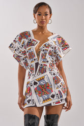 HOUSE OF CARDS MINI DRESS