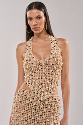 SEASHELL CROCHET TOP
