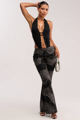 ROXY STUDDED SLEEVELESS JUMPSUIT