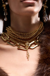 GOLD QUEEN NECKLACE SET