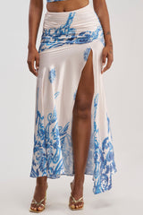TRINA RUCHED MAXI SKIRT