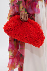 RUFFLED UP CLUTCH