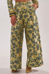 HARLOW BROCADE WIDE LEG PANT