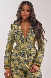 HARLOW BROCADE BLAZER