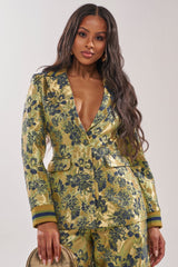 HARLOW BROCADE BLAZER