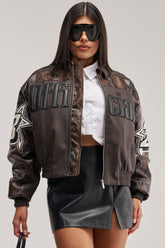 MAKE IT OFFICIAL VARSITY BOMBER