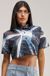 CITY DREAMS POPLIN BLOUSE