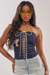 COURTSIDE LACE UP CORSET