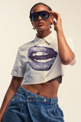 ICE ME OUT BUTTON DOWN TOP