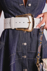 SIZE MATTERS OVERSIZED BUCKLE BELT