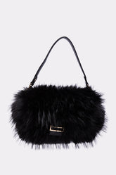 REALLY LIKE THAT FAUX FUR PURSE IN BLACK