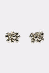 BUBBLES AND BRUNCH SILVER EARRING