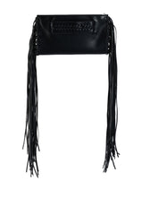 FINER THINGS FRINGE CLUTCH