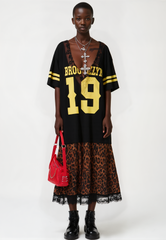 CITY GIRL LAYERED JERSEY MAXI DRESS
